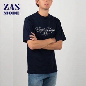 Camiseta Casual de Algodón 100% para Hombre, Talla Grande, con Logotipo Personalizado Serigrafiado, Manga Corta, Secado Rápido, Tejido Ecológico - Product Image 1
