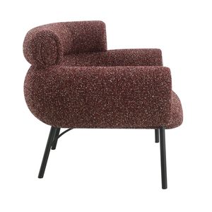 Fauteuil en tweed marron Mardi pour salon, confortable et élégant - Product Image 6