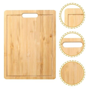 Planche à découper en bambou avec poignée, planche à découper de cuisine, qualité alimentaire, écologique, fournisseur OEM, directement de l'usine - Product Image 6