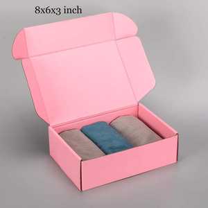 Caja de Regalo de Cartón Corrugado Rosa Personalizada con Grabado y Laminado Mate para Empaque de Crema Facial - Product Image 3