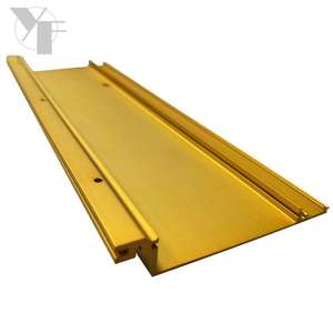 Profilé d'extrusion d'alliage d'aluminium de série 6000 de sablage anodisé lumineux par brosse faite sur commande - Product Image 3