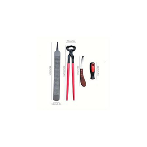 Custom Farrier Hoof Care <b>Tool</b> <b>Kit</b> With <b>Bag</b> Heavy Duty Horse Hoof Trimming Shoeing Maintenance Equipment - Product Image 3