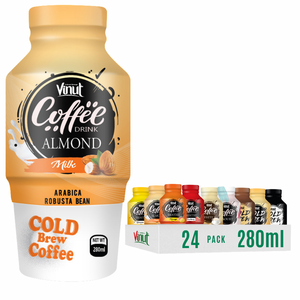 กาแฟโคลด์บรูว์ วินุต อาราบิก้า โรบัสต้า เวียดนาม 280 มล. ปราศจาก GMO ปราศจากนม ปราศจากกลูเตน มีตัวอย่างฟรี รับผลิตแบรนด์ส่วนตัว - Product Image 1