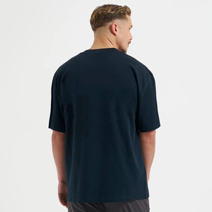 Camisetas Casuales 100% Algodón con Logotipo Personalizado Impreso, 160 GSM, Manga Corta, Tallas Grandes, Blancas, para Hombre, Venta al Por Mayor, OEM - Product Image 2
