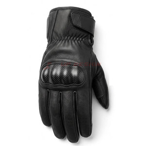 Gants de moto d'hiver en cuir respirant et imperméable, unisexes, à doigts entiers, prix de gros abordable, fabriqués au Pakistan - Product Image 2