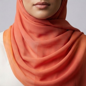 Hiyab de Chifón de Color Sólido para Mujer, Transpirable, para Uso Diario, Pañuelo Étnico de Oriente Medio - Product Image 5