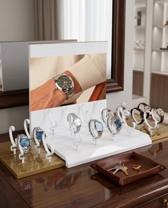 Exhibidor y Soporte para Relojes de Acrílico Transparente, Diseño Elegante y Moderno de Lujo, Lavable - Product Image 5