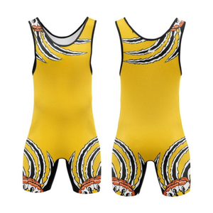 <b>Boys</b> Competition Wrestling Singlet Reversible Design Team Uniform Comfortable Compression Stretch Martial Arts Wear - Product Image 4