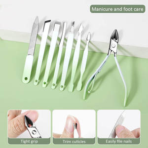 Anaaif Enterprises 18-Piece Stainless Steel Professional Manicure Pedicure Set 10-in-1 <b>Nail</b> Clipper Cuticle Nipper <b>Nail</b> <b>File</b> - Product Image 6