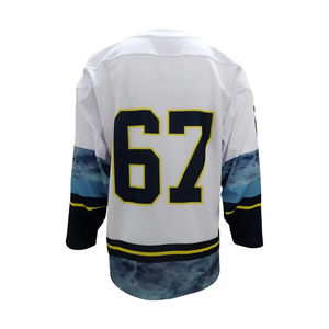 Maillots de hockey sur glace réversibles à séchage rapide pour hommes, respirants, pour entraînement d'équipe, meilleur prix, sublimation - Product Image 4