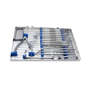 Kit chirurgical manuel pour implant dentaire, tunnelisation, préservation tissulaire, rehaussement de sinus, greffe osseuse, réutilisable, autoclavable, en acier inoxydable CEDe - Product Image 3