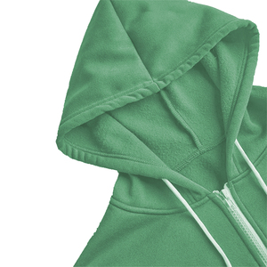 Ensemble de survêtement sportif personnalisé pour hommes et femmes, veste zippée intégrale et pantalon de jogging, imprimé délavé à l'acide, à capuche unie - Product Image 5