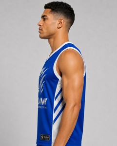 Maillot de basketball personnalisé avec panneau arrière, sublimation originale, pas cher, tenue de basketball tendance, ensembles personnalisés avec nom d'équipe - Product Image 6