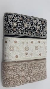 Premium Embroidered <b>Lace</b> for Fashion and Home Decor OEM Wholesale Private Label Export Quality Worldwide Supply - Product Image 3