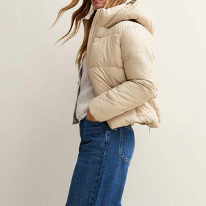 Women Diamond Quilted Puffer Jacket Warm <b>Winter</b> <b>Coat</b> Full Zip Soft Casual Fashion Outerwear Comfortable Wear OEM ODM Custom - Product Image 6