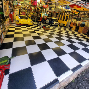 500*500*6mm PVC <b>Garage</b> Tiles Anti-slip Interlocking Coin <b>Flooring</b>/<b>cheap</b> Floor /High-strengh Plastic Removable <b>Garage</b> Floor - Product Image 4