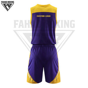 Uniformes de Baloncesto Transpirables de Buena Calidad Hechos en Pakistán, Camiseta y Pantalones Cortos de Talla Grande, Último Diseño, Conjuntos con Impresión por Sublimación - Product Image 3
