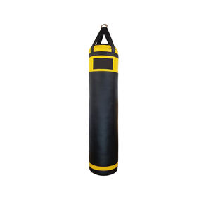 Sac de frappe en cuir sur pied avec base stable pour entraînement à domicile ou au bureau - Sac de frappe professionnel lourd pour arts martiaux et salles de boxe - Product Image 1