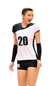 ชุดเครื่องแบบเล่นวอลเลย์บอลของผู้ชายผ้าโพลีเอสเตอร์แห้งเร็วระบายอากาศได้ดีดีไซน์ตามสั่ง100% - Product Image 3