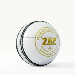 Quality Council Approved Handcrafted Alum Tanned Leather ZAP <b>Monster</b> Cricket Leather Balls for Cricket Tournament at Best Prices - Product Image 4