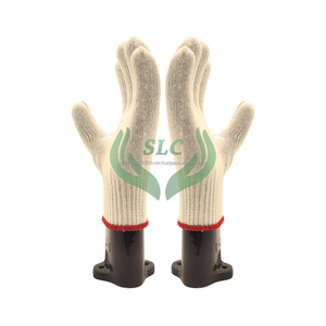 Cómodos guantes antideslizantes de seguridad de algodón para aplicaciones industriales de construcción en general - Product Image 5