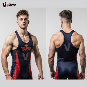 Nuevo Diseño de Primera Calidad, Singlet de Lucha Libre para Hombre y Mujer, Colores Personalizados, Logotipo, Ligero, Ecológico, Soporte Lumbar, Calidad Premium - Product Image 5