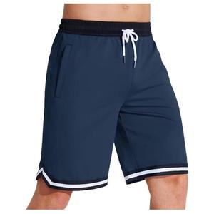 Pantalones cortos de felpa francesa para hombre, 100% algodón, lisos, al por mayor, con logotipo personalizado - Product Image 6