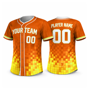 Nouveau maillot de baseball personnalisé avec nom du joueur, 100% polyester, impression par sublimation, maille respirante, logo personnalisé, nom et numéro - Product Image 3