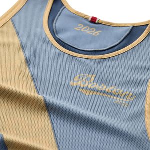 OEM/ODM Custom Team Logo Sublimated Breathable Eco-Friendly Marathon <b>Running</b> Singlets Quick Dry Spandex/Polyester Mesh Sport - Product Image 3