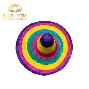 [HIGH QUALITY] Mexico Hat Sustainable Handwoven <b>Straw</b> Hat Breathable Sun Shade for Party - Product Image 1