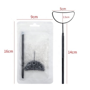 Professional Handheld Stainless Steel Eyelash Extension Tools New Arrival Crescent <b>Makeup</b> <b>Mirror</b> Eyelash <b>Mirror</b> - Product Image 2
