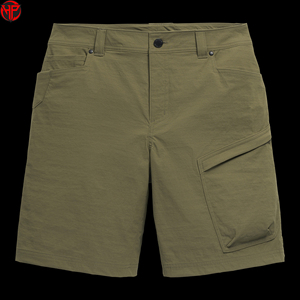 Shorts cargo pour homme, en tricot uni, à séchage rapide, imperméables, décontractés, pour le travail, les activités de plein air, tactiques, avec fermeture éclair sur le devant, de haute qualité, pour la randonnée - Product Image 1