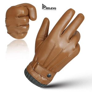 Gants en peau de mouton de haute qualité sur mesure, en cuir véritable, confortables, chauds, coupe-vent, pour un usage quotidien et festif, pour Relevo Industries - Product Image 5