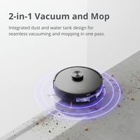 Robot aspirateur 2 en 1 LDS SLAM contrôlé par application pour le nettoyage de la maison
