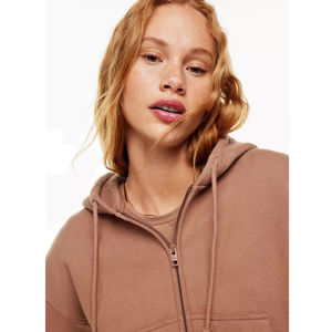 Sweat-shirts pour femmes en coton personnalisés de haute qualité, grandes tailles, vêtements d'hiver pour femmes, vente en gros de sweats-shirts - Product Image 3