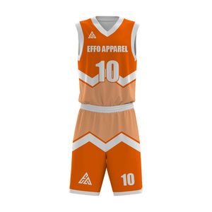 Ensemble de maillots de basket athlétiques en maille légère, uniforme de sport, fabrication OEM, logo personnalisé, marque privée, vêtements en gros - Product Image 3