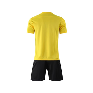 เสื้อฟุตบอลแขนสั้นคอวีสีเหลืองเขียวสำหรับผู้หญิง ผ้าโพลีเอสเตอร์ระบายความชื้นได้ดี กระชับรูปทรง เหมาะสำหรับทุกฤดูกาล - Product Image 2