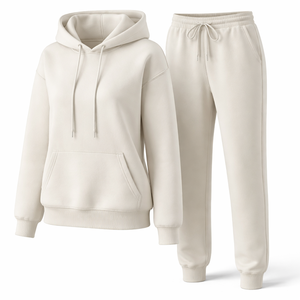 Wholesale Bulk Custom Hoodie and <b>Sweatpants</b> <b>Set</b> for Women - Factory Direct Manufacturer & OEM Service - Product Image 3