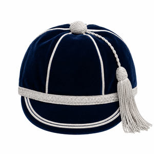 High Quality Custom Honours Caps <b>Machine</b> <b>Embroidery</b> Formal Breathable Waterproof Casual Outdoor Sports Polyester/Cotton Velvet - Product Image 3