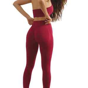 Conjunto de Yoga de Diseño Superior para Mujer, Leggings Elásticos Personalizados de Cintura Media, Talla Adulto, Suaves y Elásticos, Conjunto de Yoga Deportivo y Elegante - Product Image 5