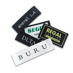 Etiquetas Tejidas Autoadhesivas para Ropa con Estampado en Caliente, Etiquetas Personalizadas Negras para Ropa con Borde Cortado a Láser - Product Image 6