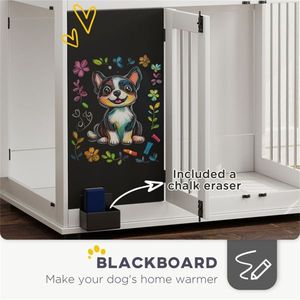 Lussuosa Cuccia per Cani da Esterno, Regolabile, in Metallo, per Razze Grandi e Piccole, Stile Villa, Adatta anche per Gatti - Product Image 6