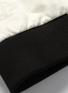 Blouson Bomber Homme Élégant en Cuir Véritable Coupe Slim Style Vintage Designer Rétro Classique Moto Hiver Décontracté Streetwear Imperméable - Product Image 2