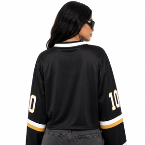 Jersey de Fútbol Americano de Manga Larga para Mujer, Ropa Deportiva Personalizada, Fabricante de Ropa con Marca Privada OEM - Product Image 3