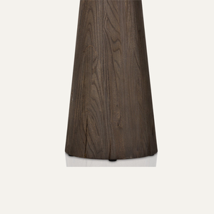 Mesa Auxiliar con Pedestal Caldera para Sala de Estar, Mueble Moderno de Madera Sólida - Product Image 3