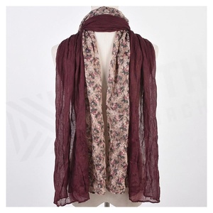 Bufanda Larga de Chifón con Estampado Floral para Mujer, Elegante y Multifuncional, Accesorio de Moda para Todas las Temporadas - Product Image 2