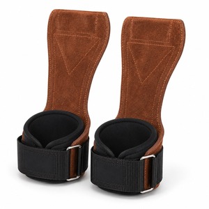 ANAX SPORTS Gym Palm Grip OEM Haute Qualité Matériaux Personnalisables Réglables Poignées de paume sans doigts pour l'haltérophilie et la relaxation musculaire - Product Image 4