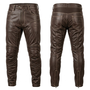 Customer Measurements Genuine <b>Leather</b> Motorbike <b>Trousers</b> <b>Men</b> Women Personalized Sizing Racing Riding Gear - Product Image 4