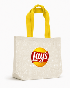 Grand sac fourre-tout en coton à soufflets 220 GSM, naturel, avec logo personnalisé, réutilisable, promotionnel, pour le shopping, vente en gros, fabricant OEM, exportateur - Product Image 3