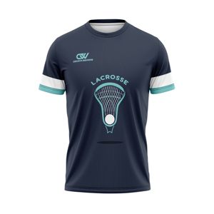 OEM Custom USA Pattern Sublimation Print Team Jersey 100%Polyester Breathable American Flag Lacrosse Shooting Shirt Manufacturer - Product Image 1
